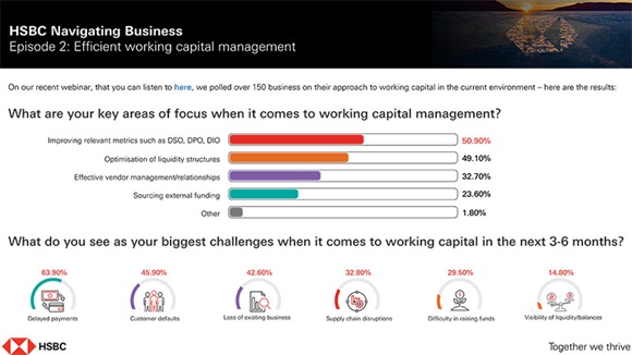 HSBC navigating business polling infographic HSBC navigating business polling infographic